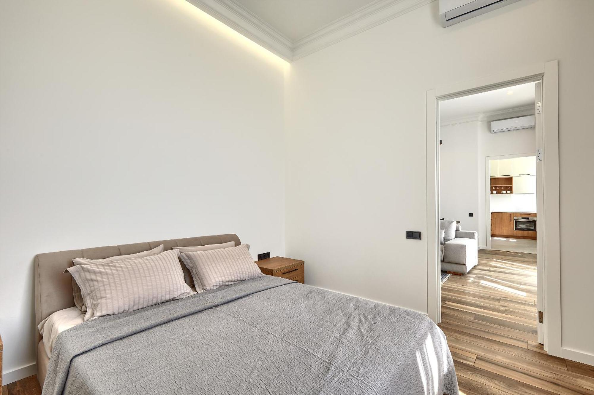 Ferienwohnung Saksaganskogo Centre Kiew Zimmer foto