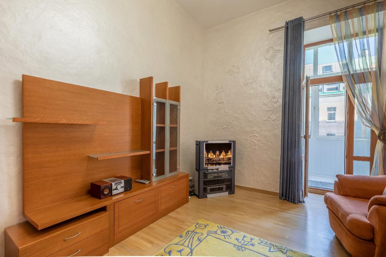 Ferienwohnung Saksaganskogo Centre Kiew Exterior foto